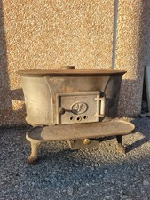 Antica Stufa A Legna In Ghisa