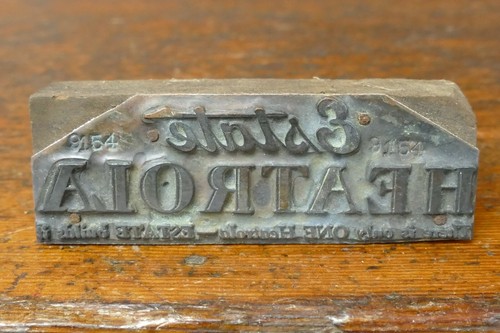 Antico blocco stampante