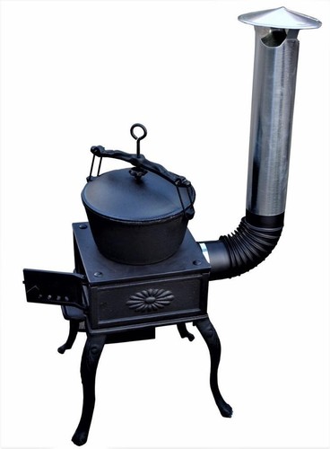 Bruciatore legna ghisa - a,