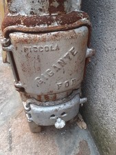 stufa a legna e carbone in